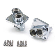 MCS Shovel tappet block set front/rear - Chrome