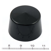 MCS Smoothtopps push-on bolt covers 15/16" hex bolts/nuts - Black