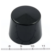 MCS Smoothtopps push-on bolt covers 15/16" hex bolts/nuts - Black
