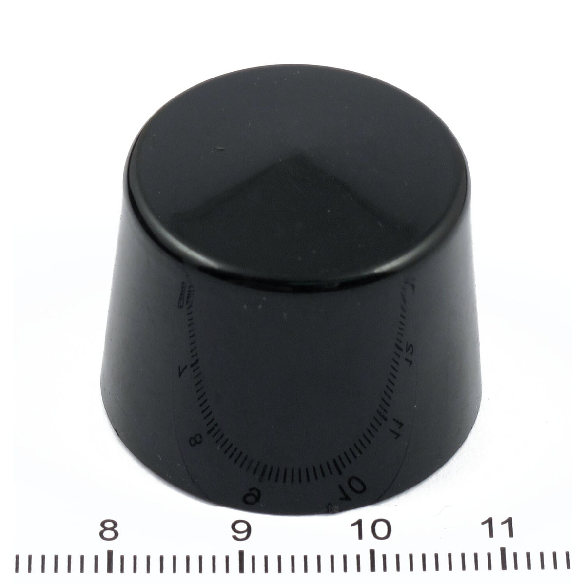 MCS Smoothtopps push-on bolt covers 15/16" hex bolts/nuts - Black