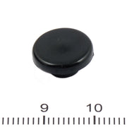 MCS Mushroom style push-on bolt covers 1/4" allen size - Black