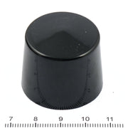 MCS Smoothtopps push-on bolt covers 1" hex bolts/nuts - Black