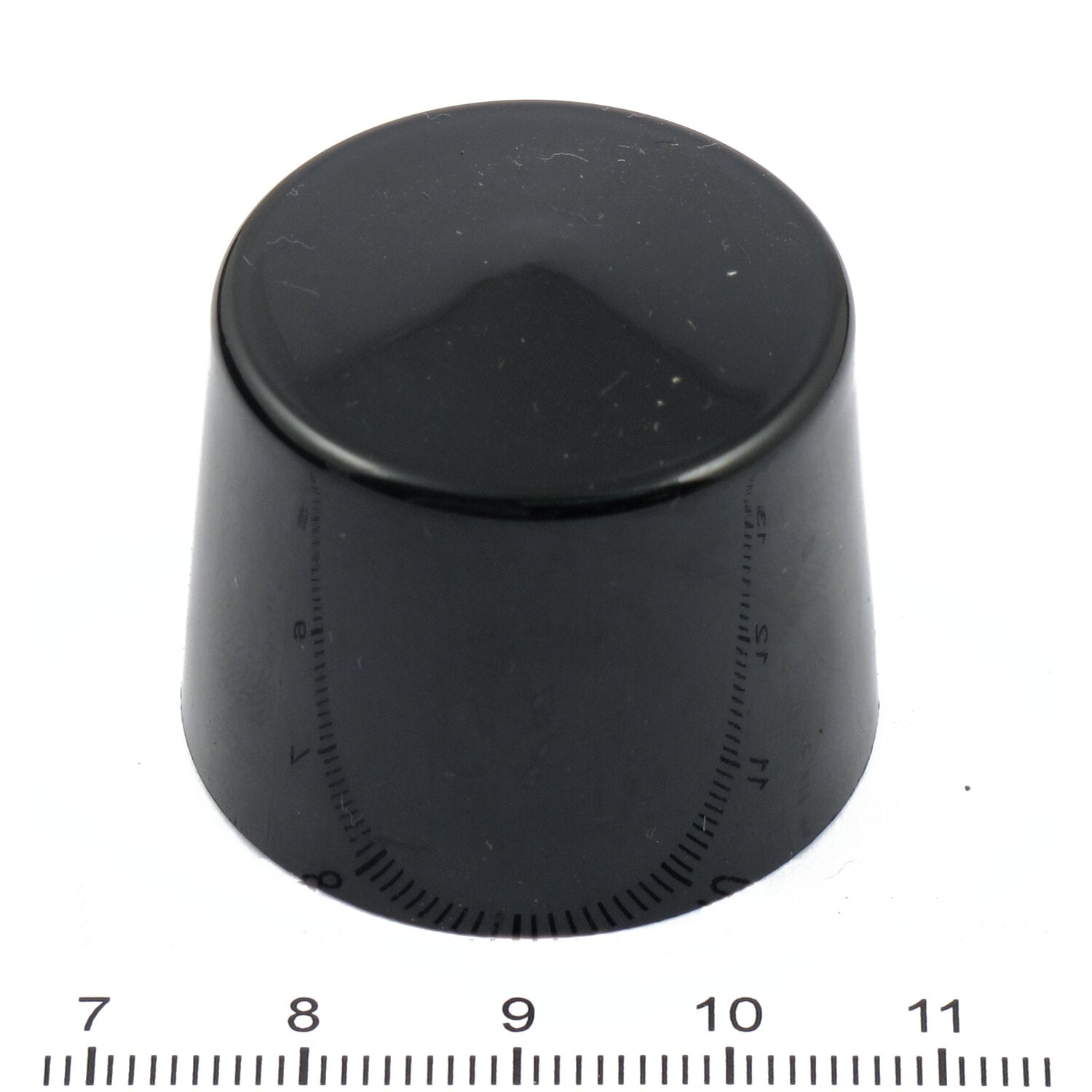 MCS Smoothtopps push-on bolt covers 1" hex bolts/nuts - Black