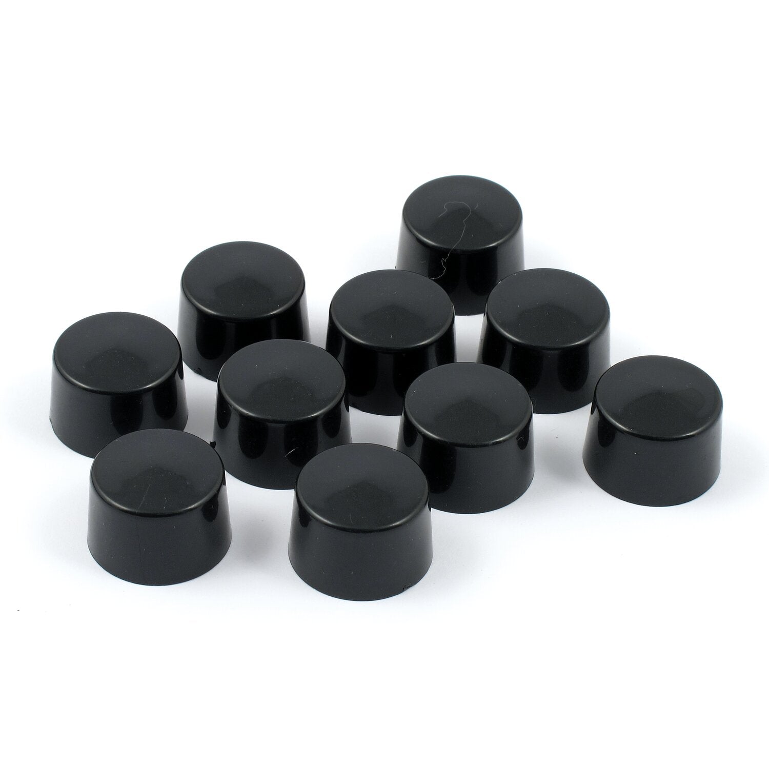 MCS Smoothtopps push-on bolt cover set - Black