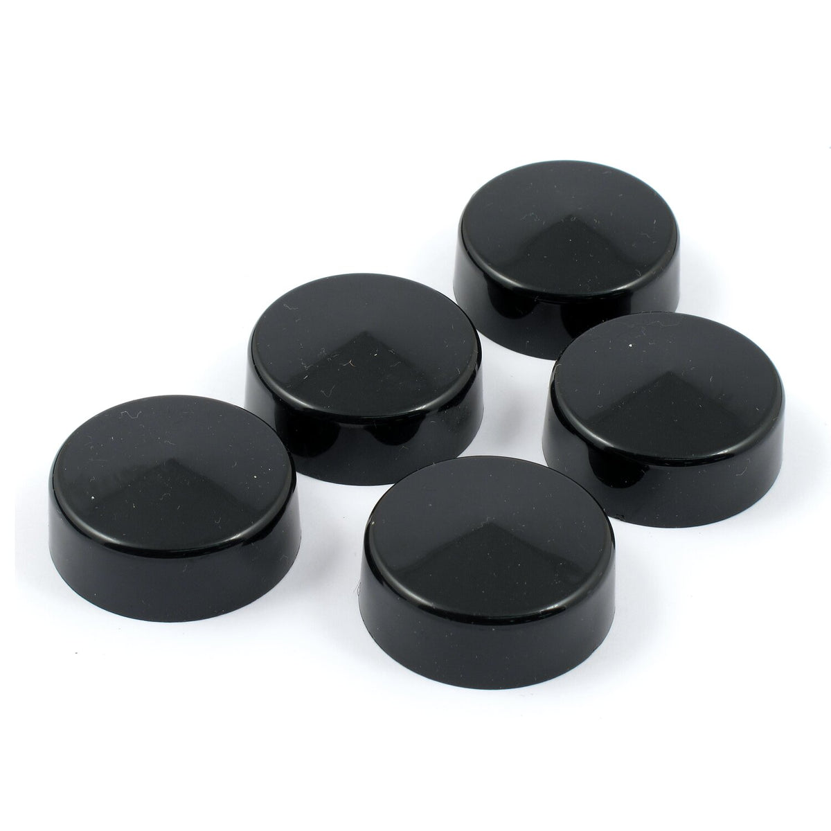 MCS Smoothtopps push-on bolt cover set - Black