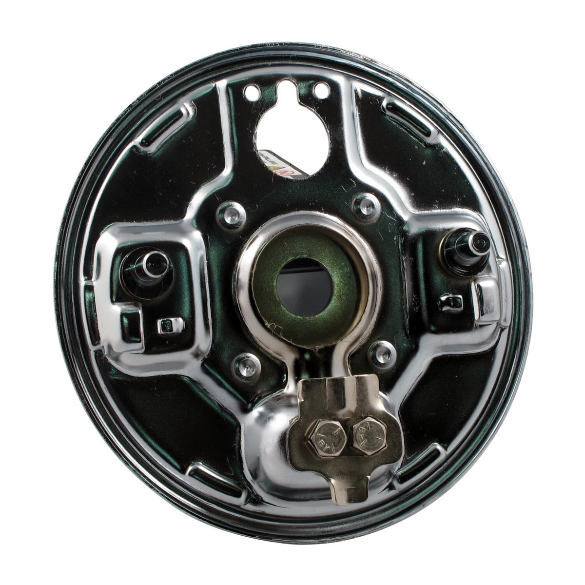 MCS Rear hydraulic brake backing plate chrome