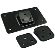 MCS License plate bracket flat - Black