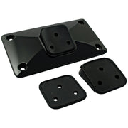 MCS License plate bracket pyramid - Black