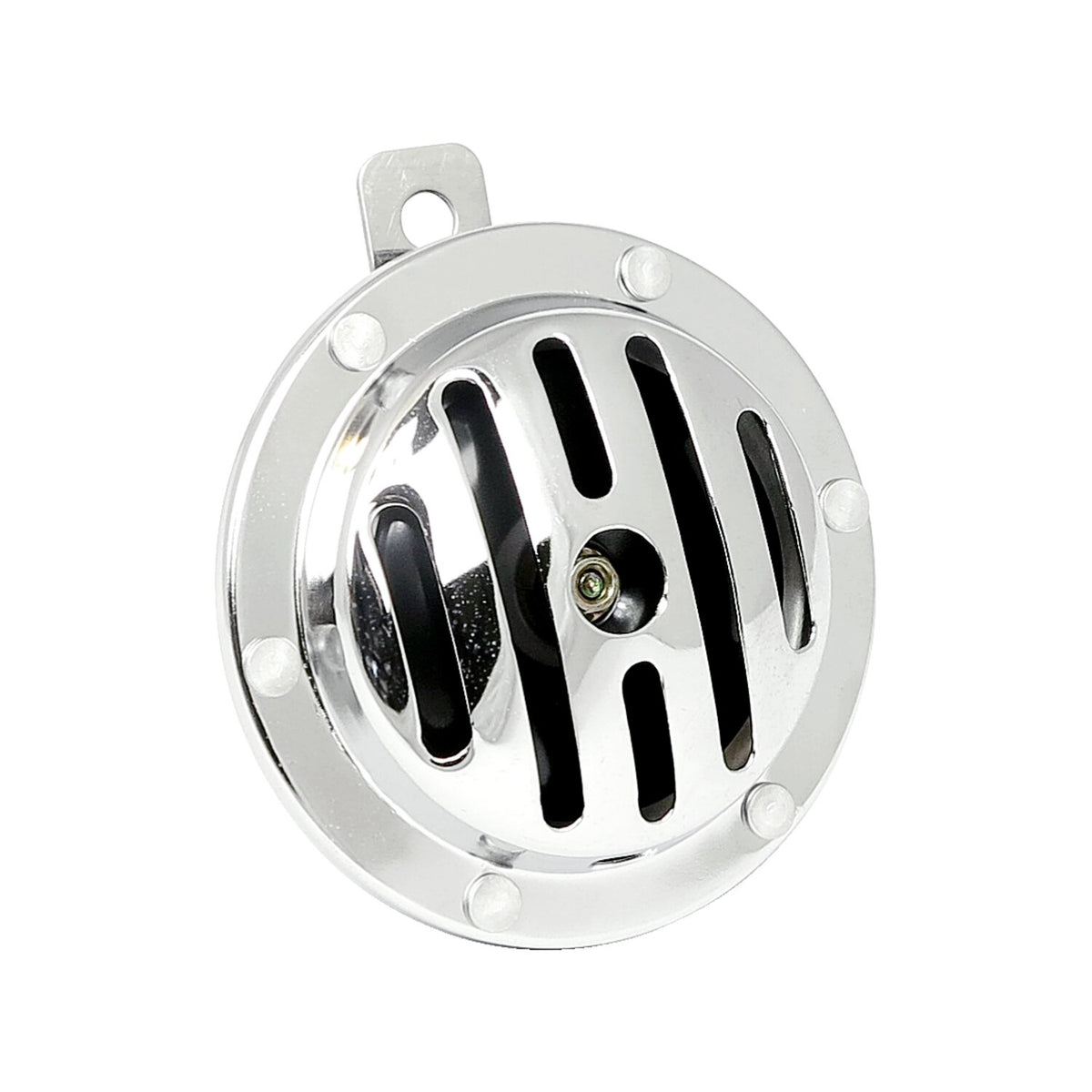 MCS Slotted custom round horn - 100 mm - Chrome