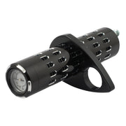 MCS Billet oil cooler with oil pressure gauge - Black