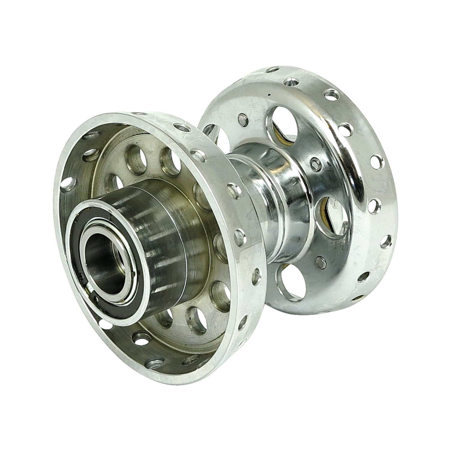 Samwel Custom Star hub for OEM axle - Chrome with chrome star