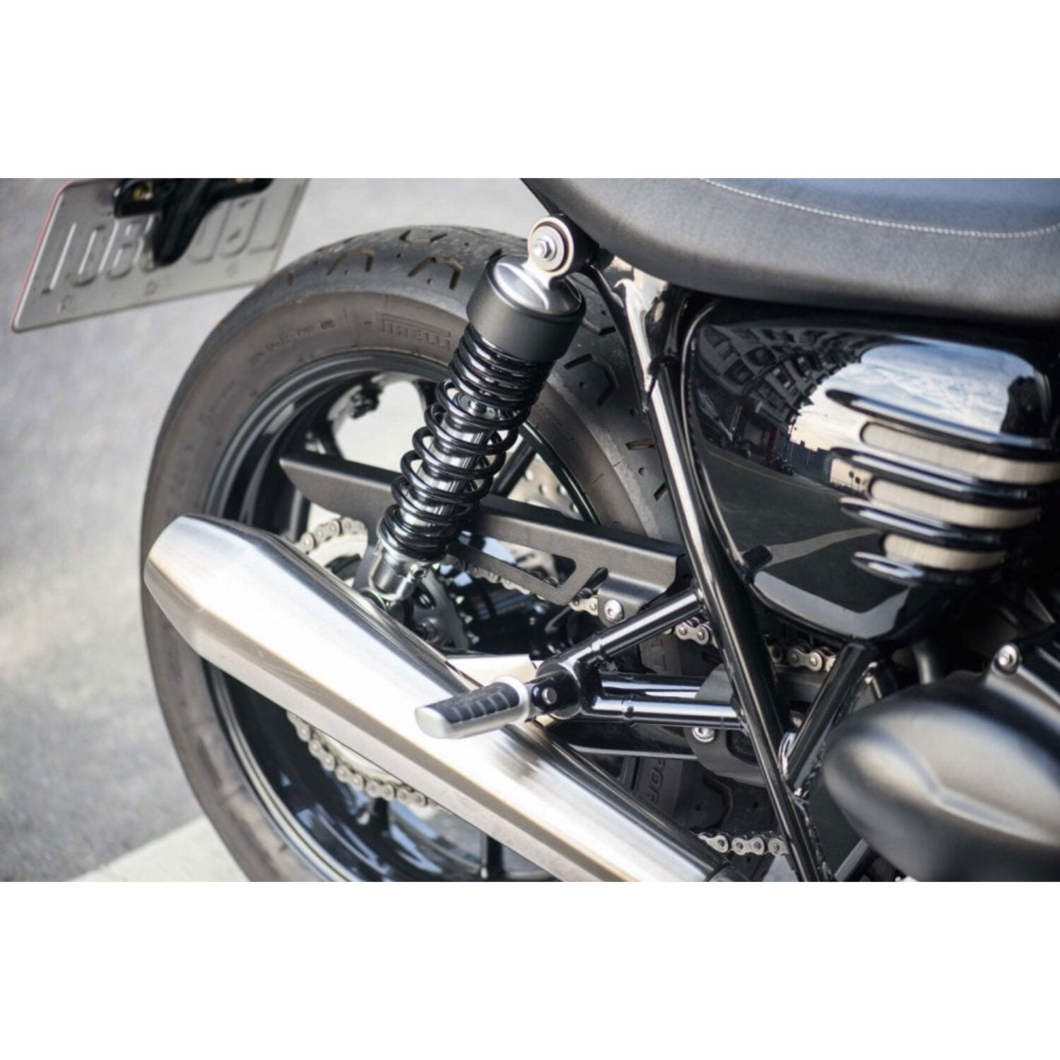 Motone Tanto chain guard - Wrinkle black