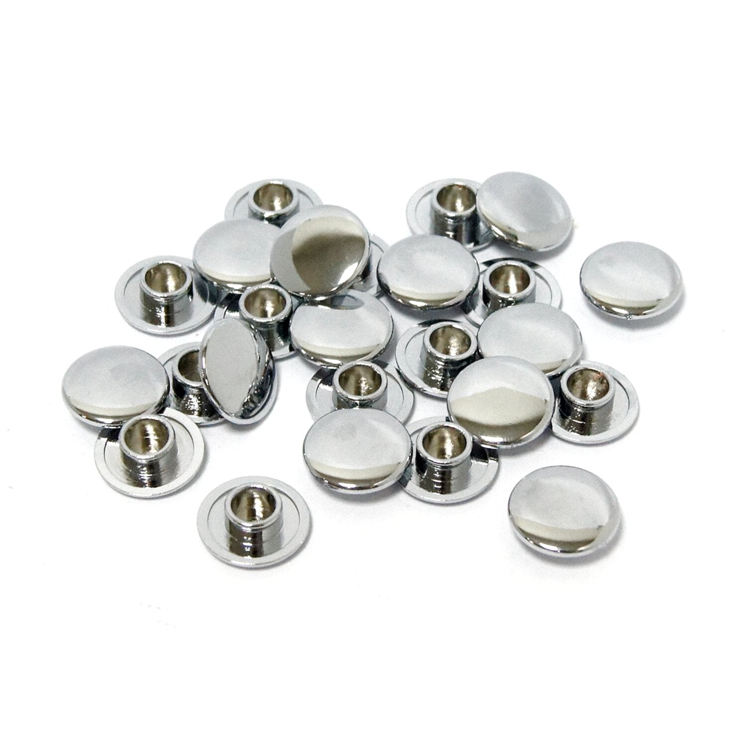 MCS Push-in mushroom allen head plugs M10 - Chrome