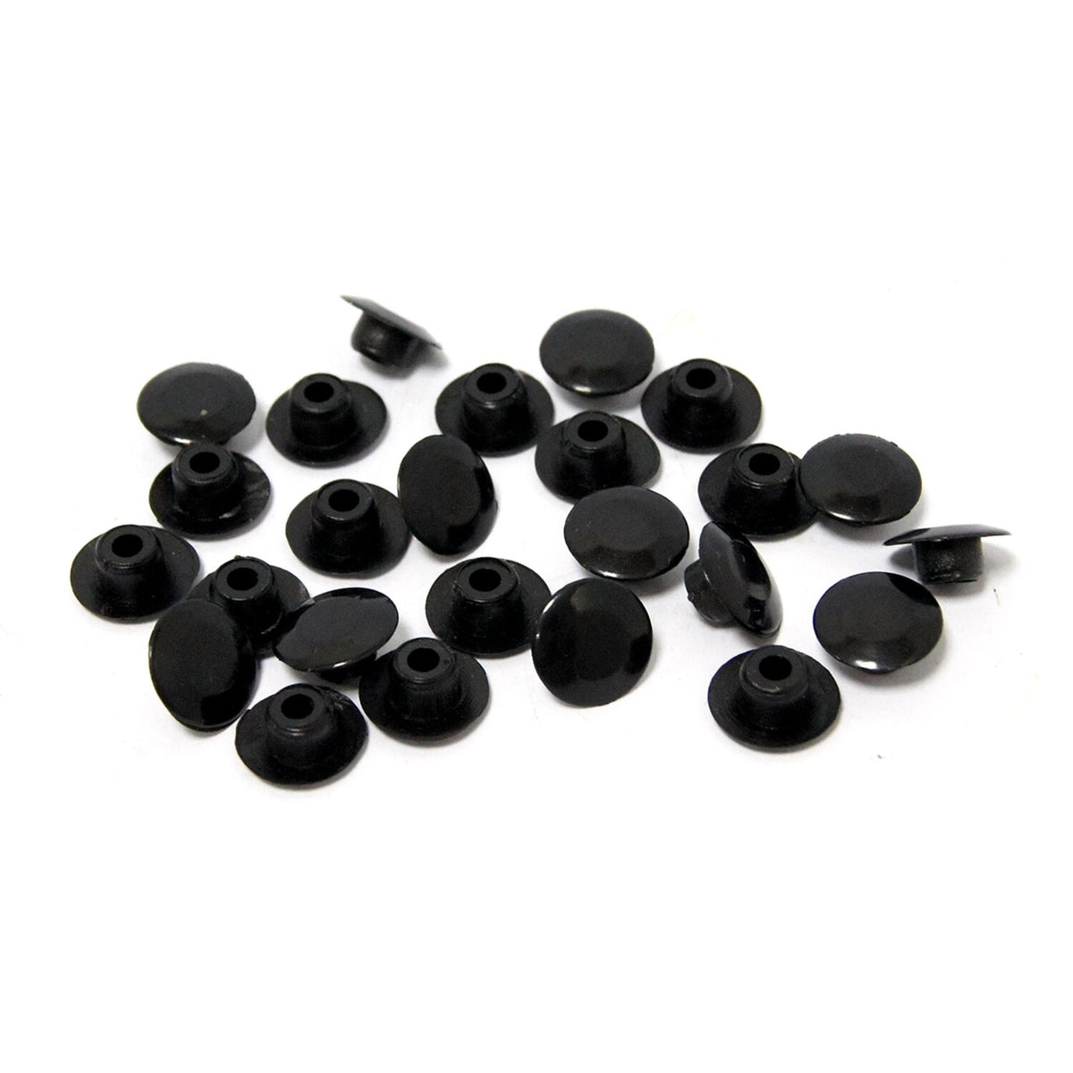 MCS Push-in mushroom allen head plugs 5/16" - Black