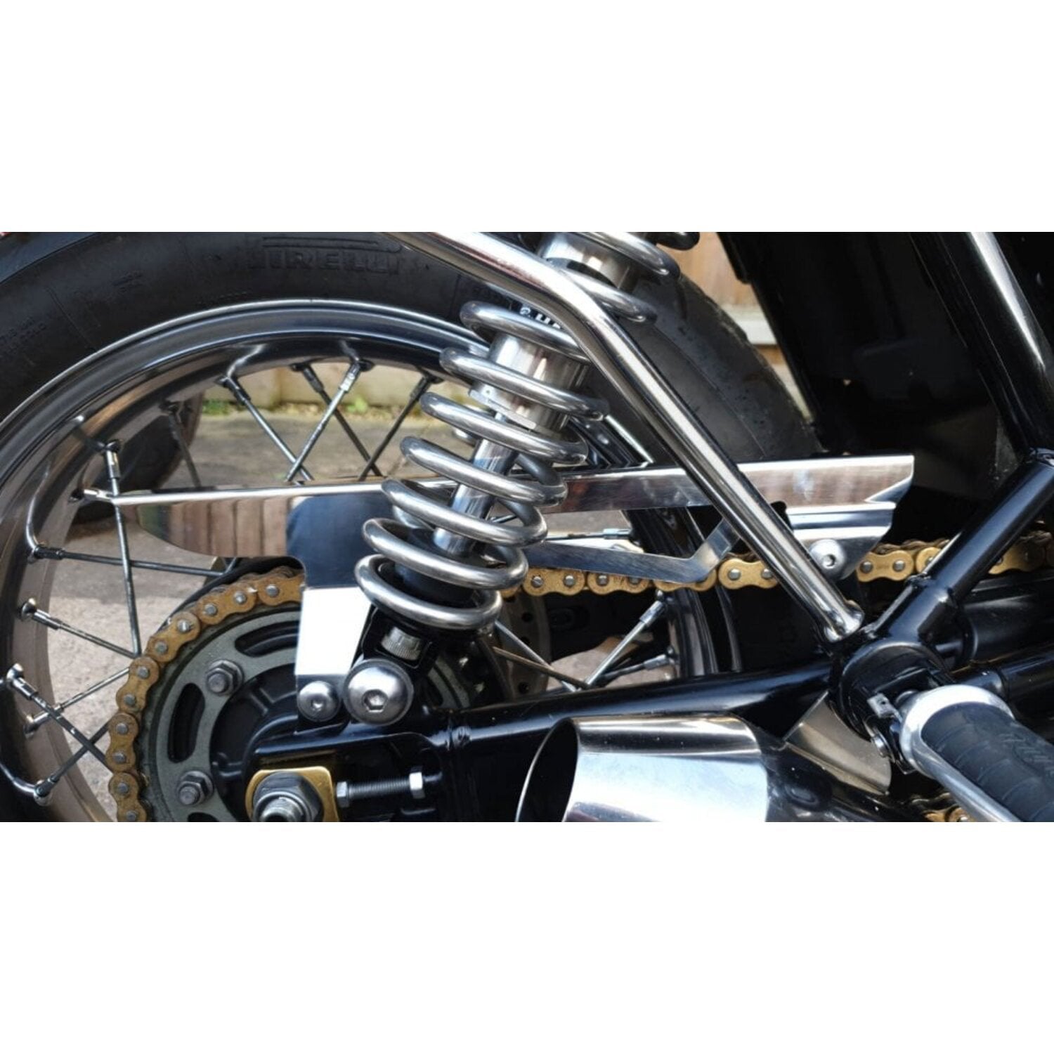 Motone Tanto chain guard - Polished
