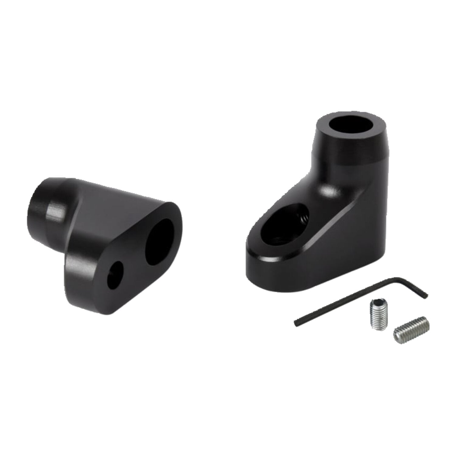 Motone turn signal brackets for LC Triumph 10mm - Black