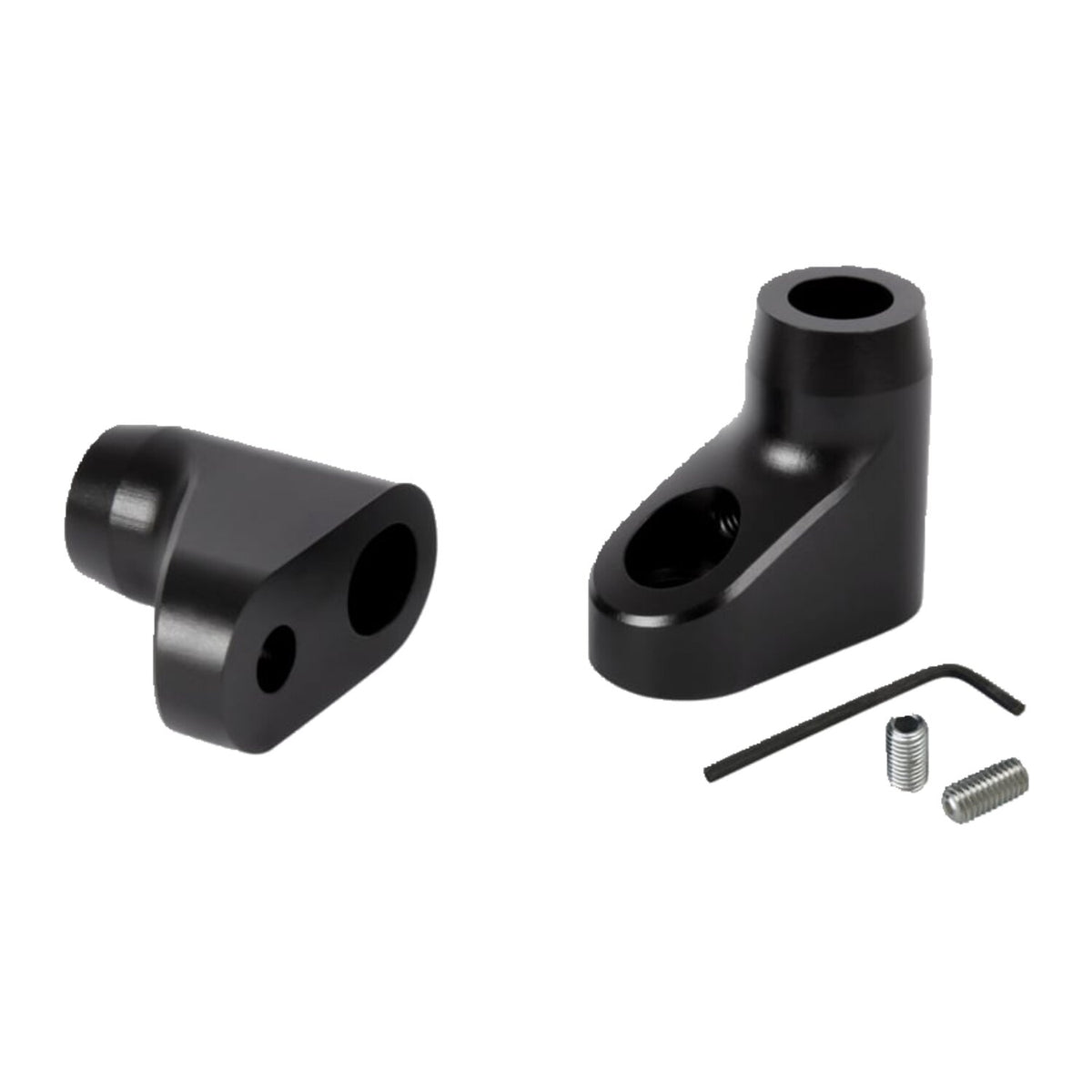 Motone turn signal brackets for LC Triumph 10mm - Black