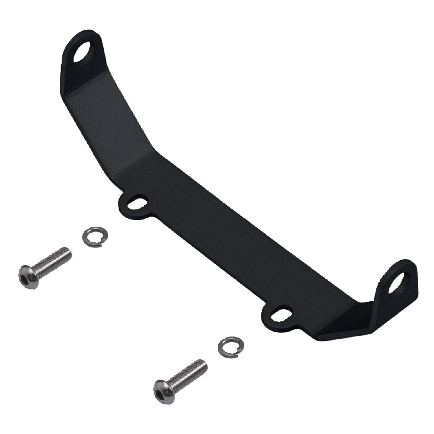 Motone turn signal relocation bracket front - Black