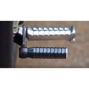 Motone extented shifter peg ribbed - Black