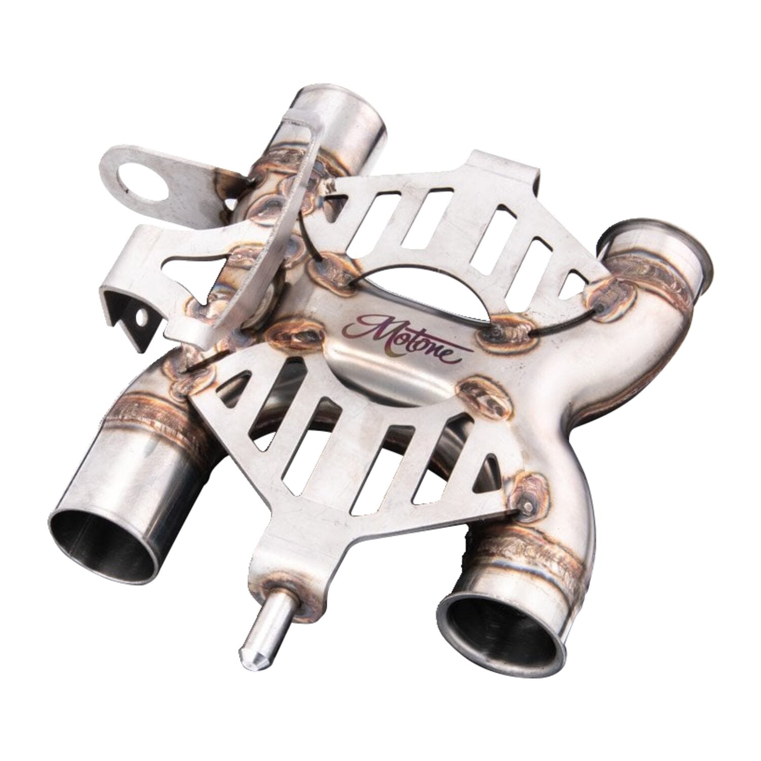 Motone X-pipe cat-delete exhaust system