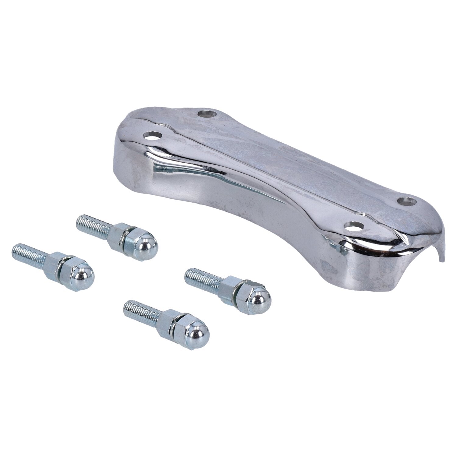 MCS Riser top clamp Panhead - Chrome
