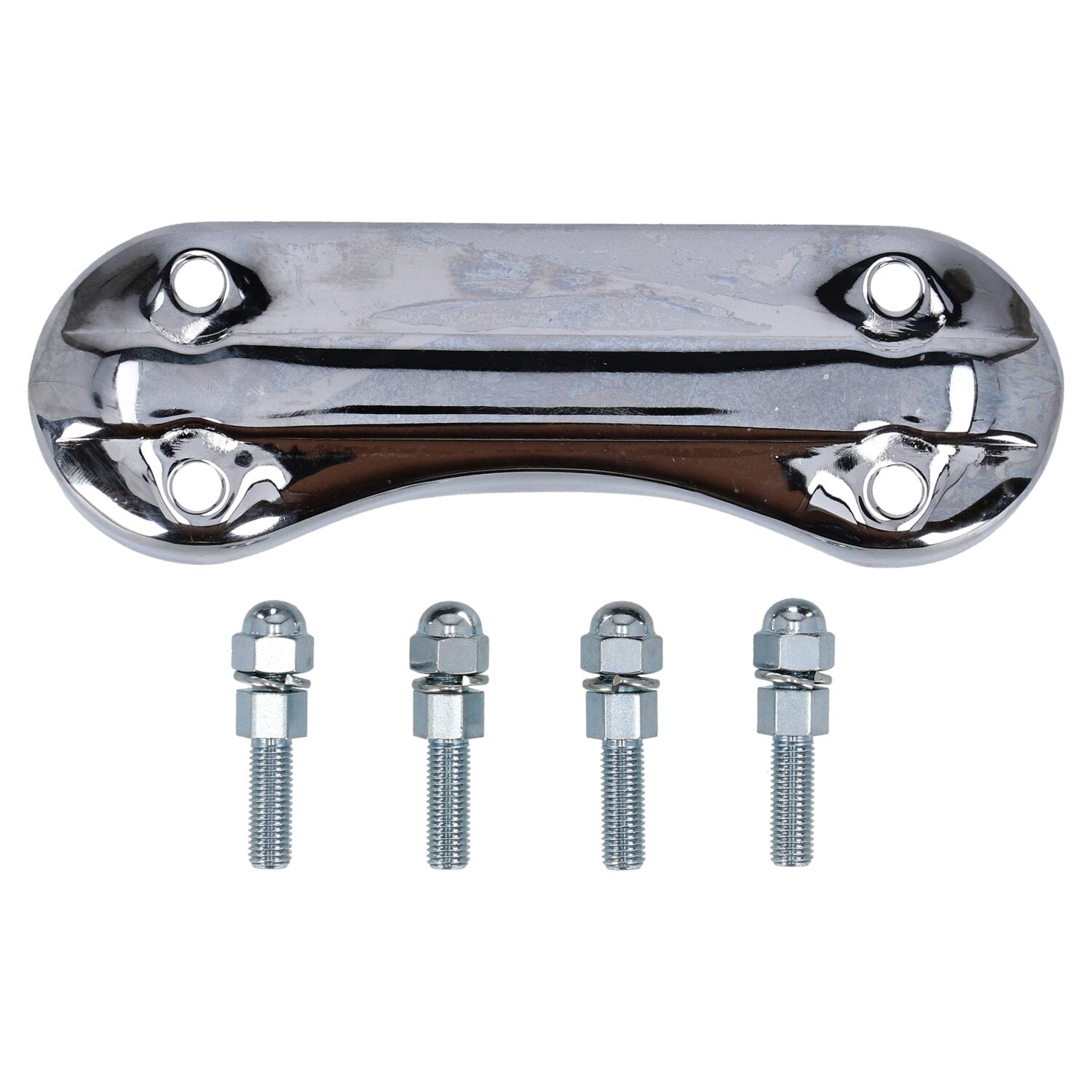 MCS Riser top clamp Panhead - Chrome