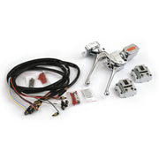 MCS Chrome handlebar control kit