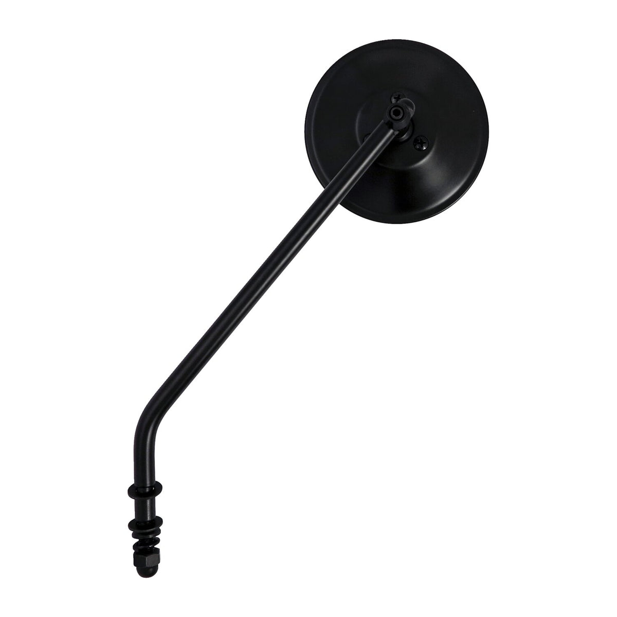 MCS Steel 4" round mirror - Black long stem