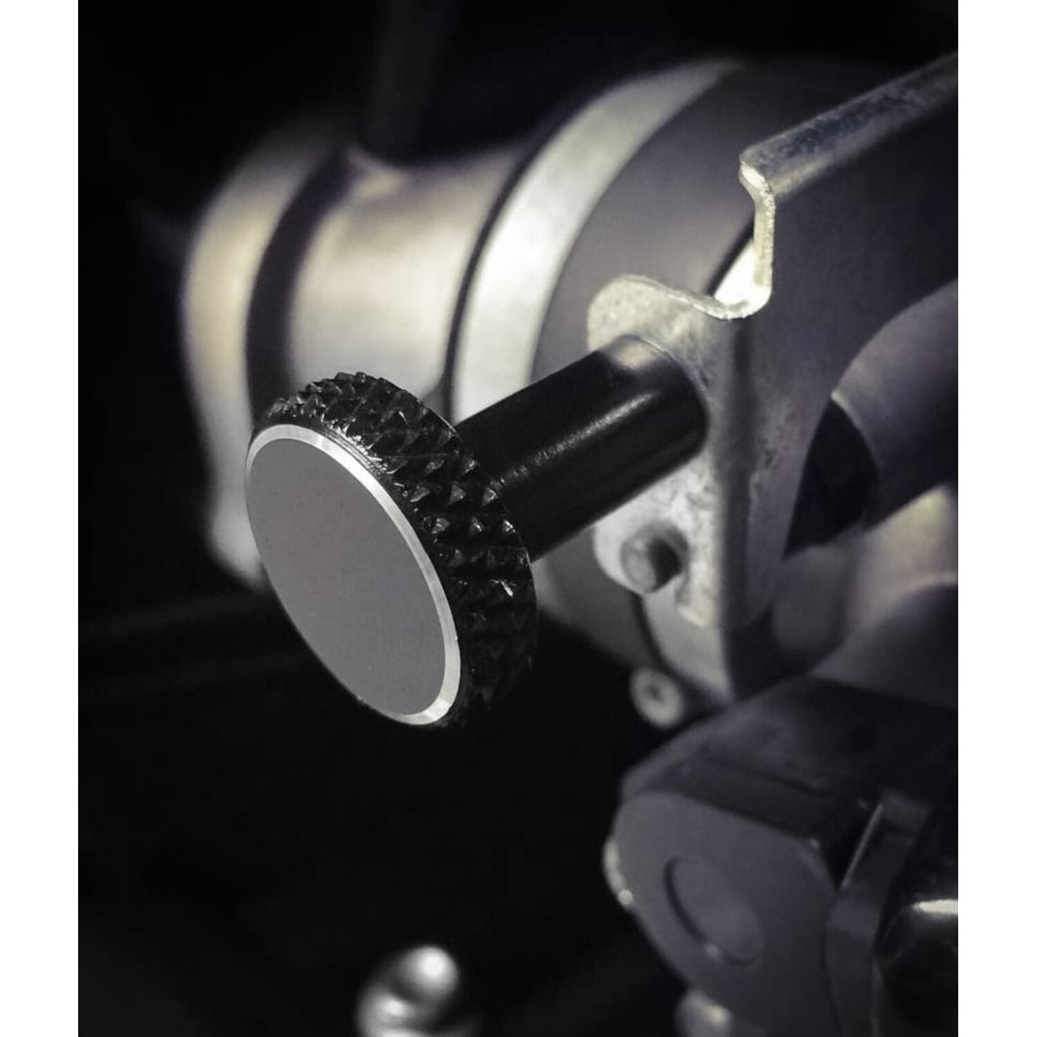 Motone Choke Knob - Knurled - Black