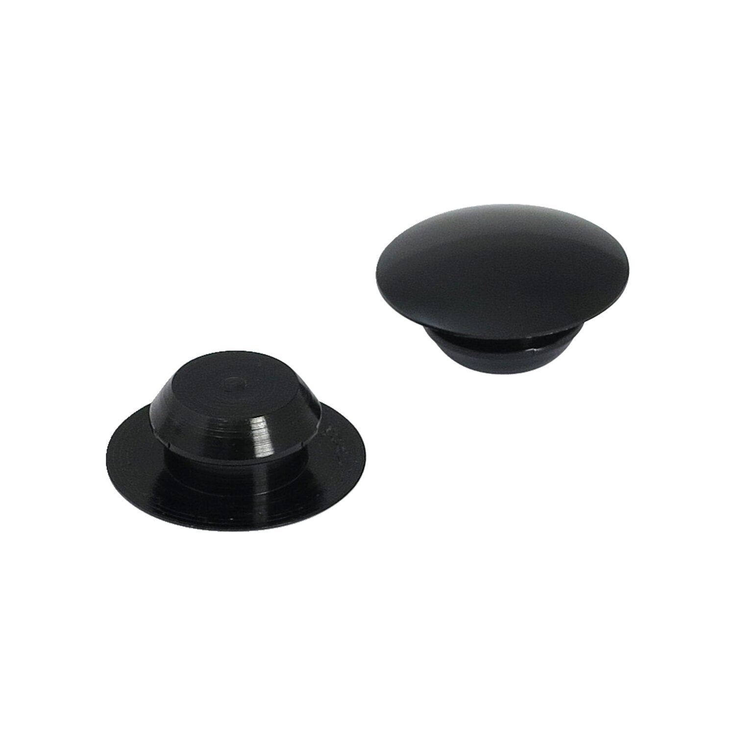 MCS Handlebar grip end plug set - Black