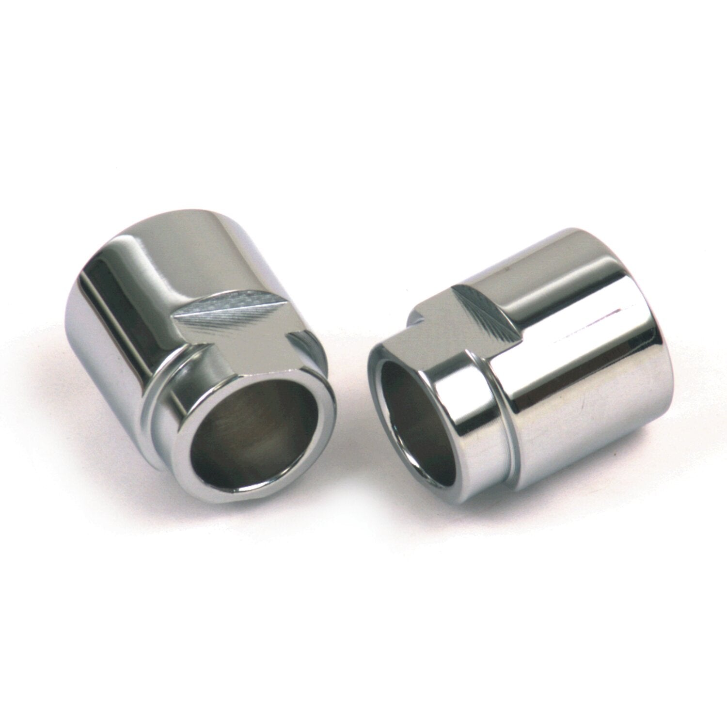 MCS Custom rigid axle spacer set - Chrome