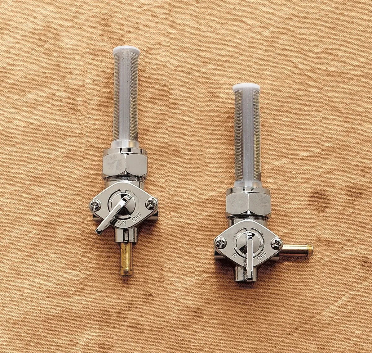 Drag Specialties Fuel Petcock Straight 22mm for Harley Davidson