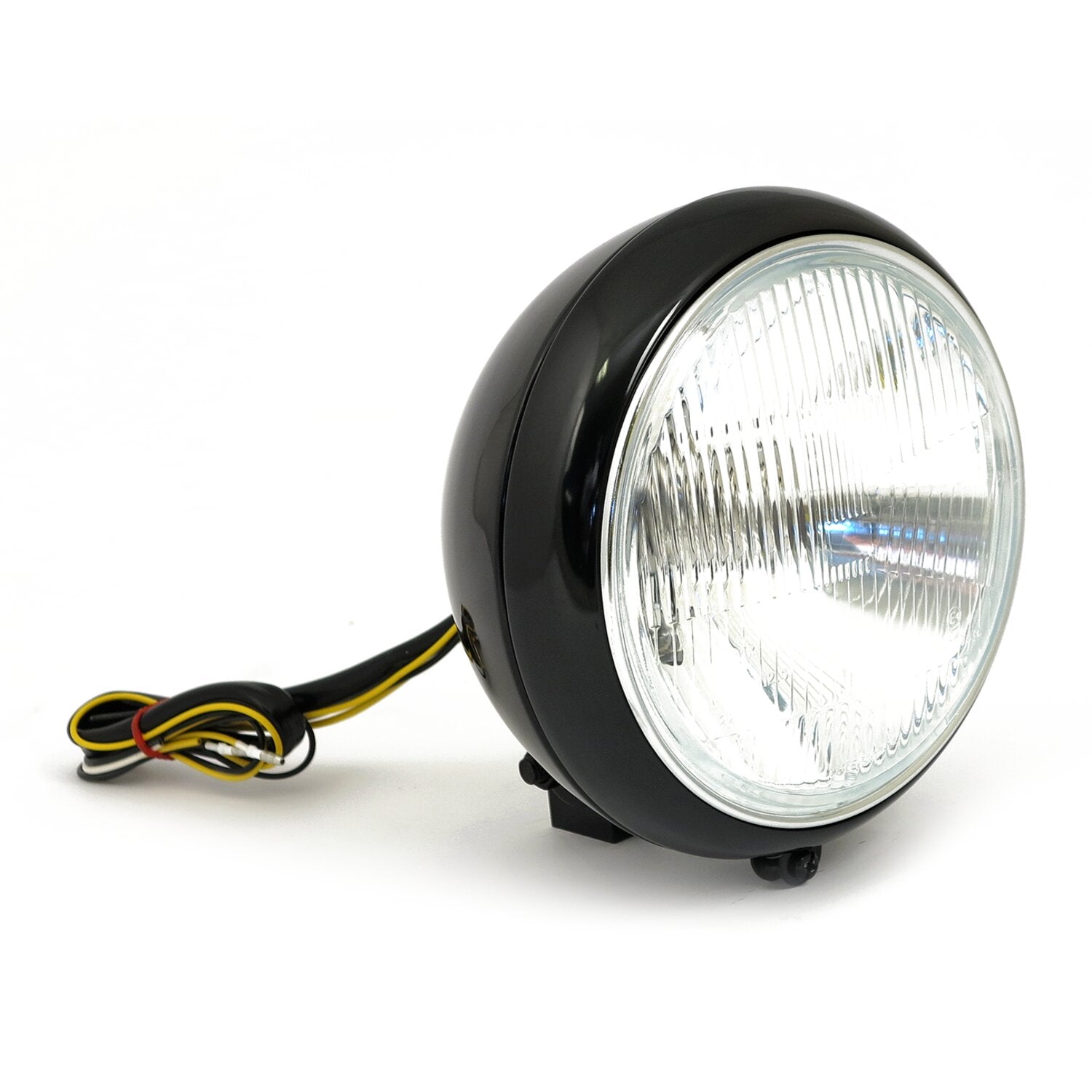 MCS 7" H4 headlamp for FL models - Black