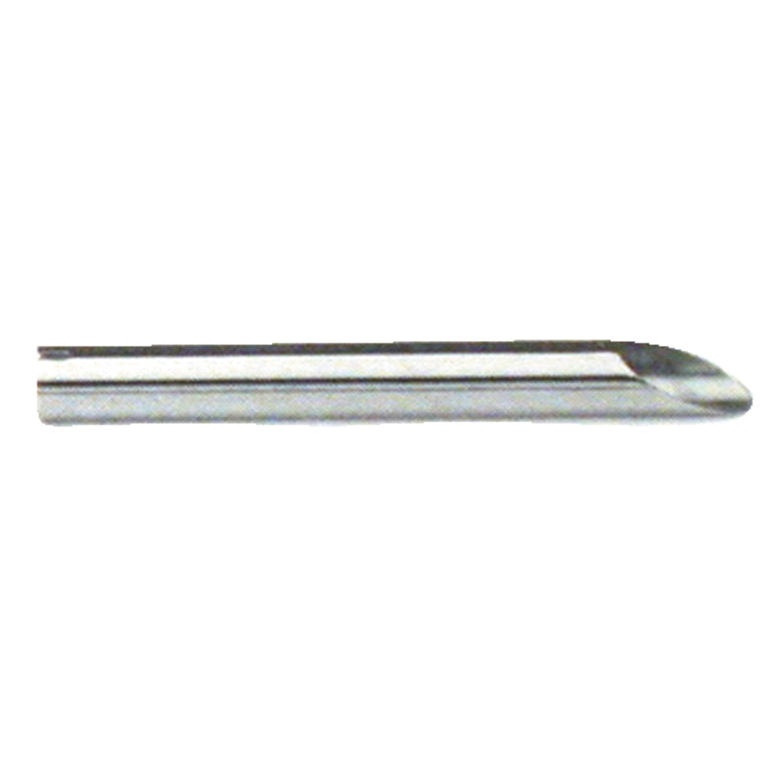 Paughco Tailpipe extension - 18" Slash cut - Chrome