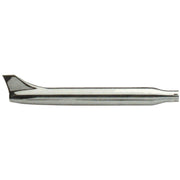 Paughco Smooth 3" Rocket Fishtail muffler - 22-1/2"