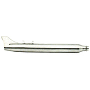 Paughco Smooth 3" Rocket Fishtail muffler - 31" - Left