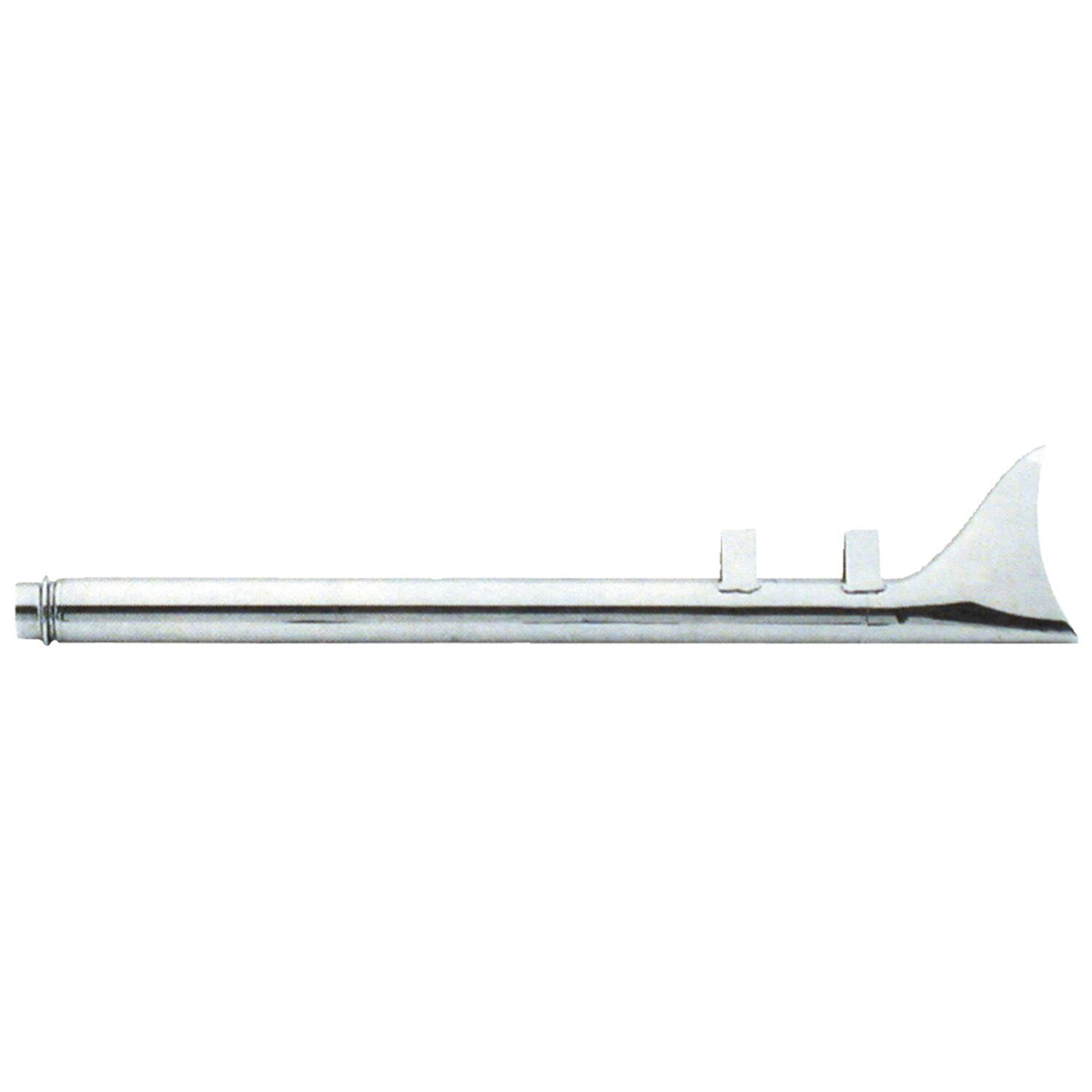 Paughco Fishtail extension (l/r) - 31" long - Chrome
