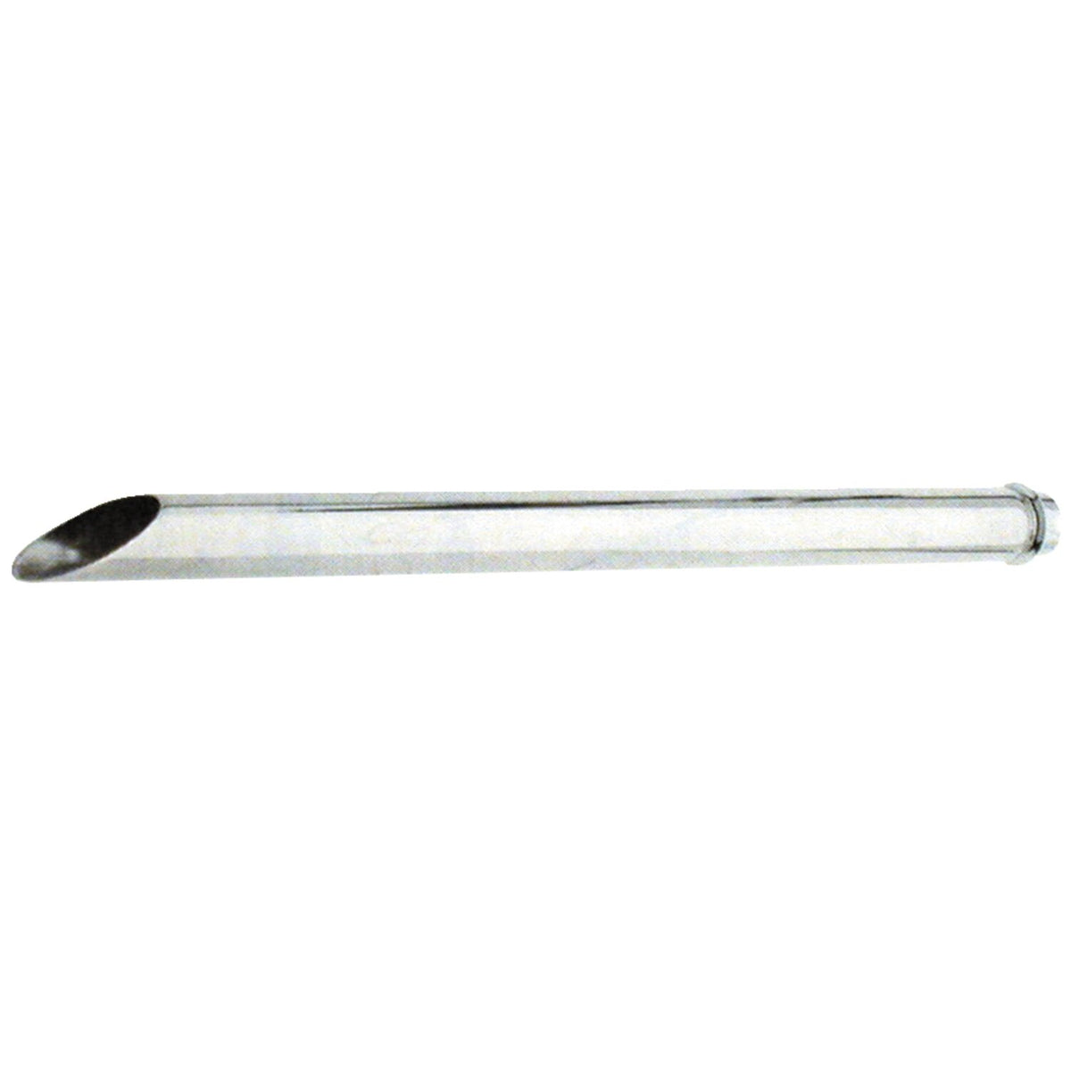 Paughco Tailpipe extension - 31" Slash cut - Chrome