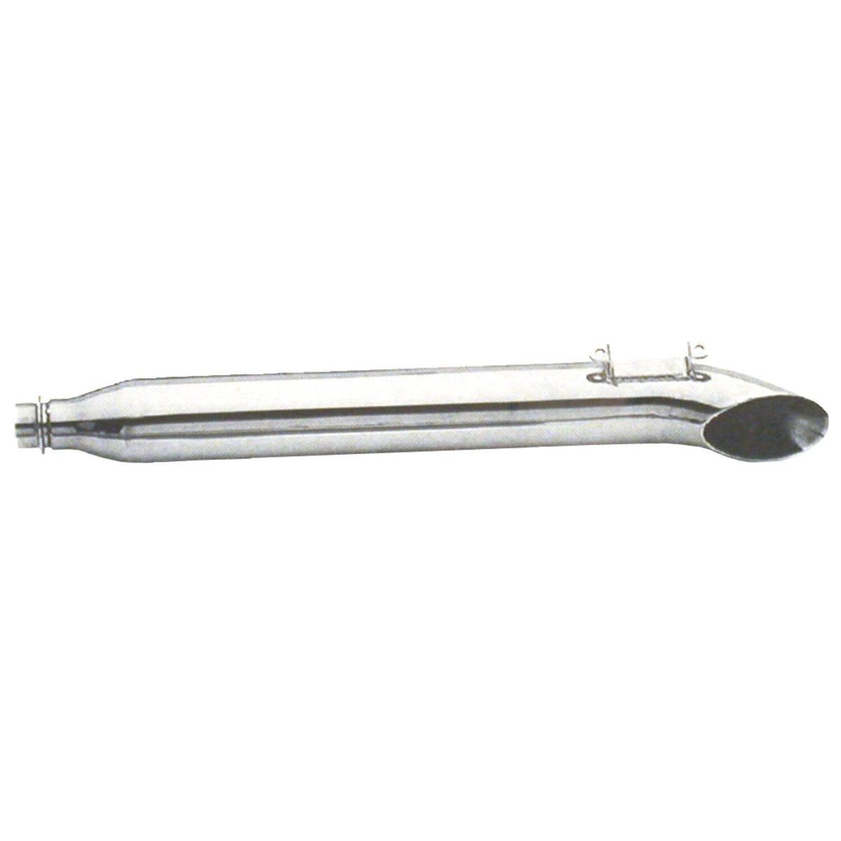 Paughco FLT Turn out muffler 31" long - Left - Chrome