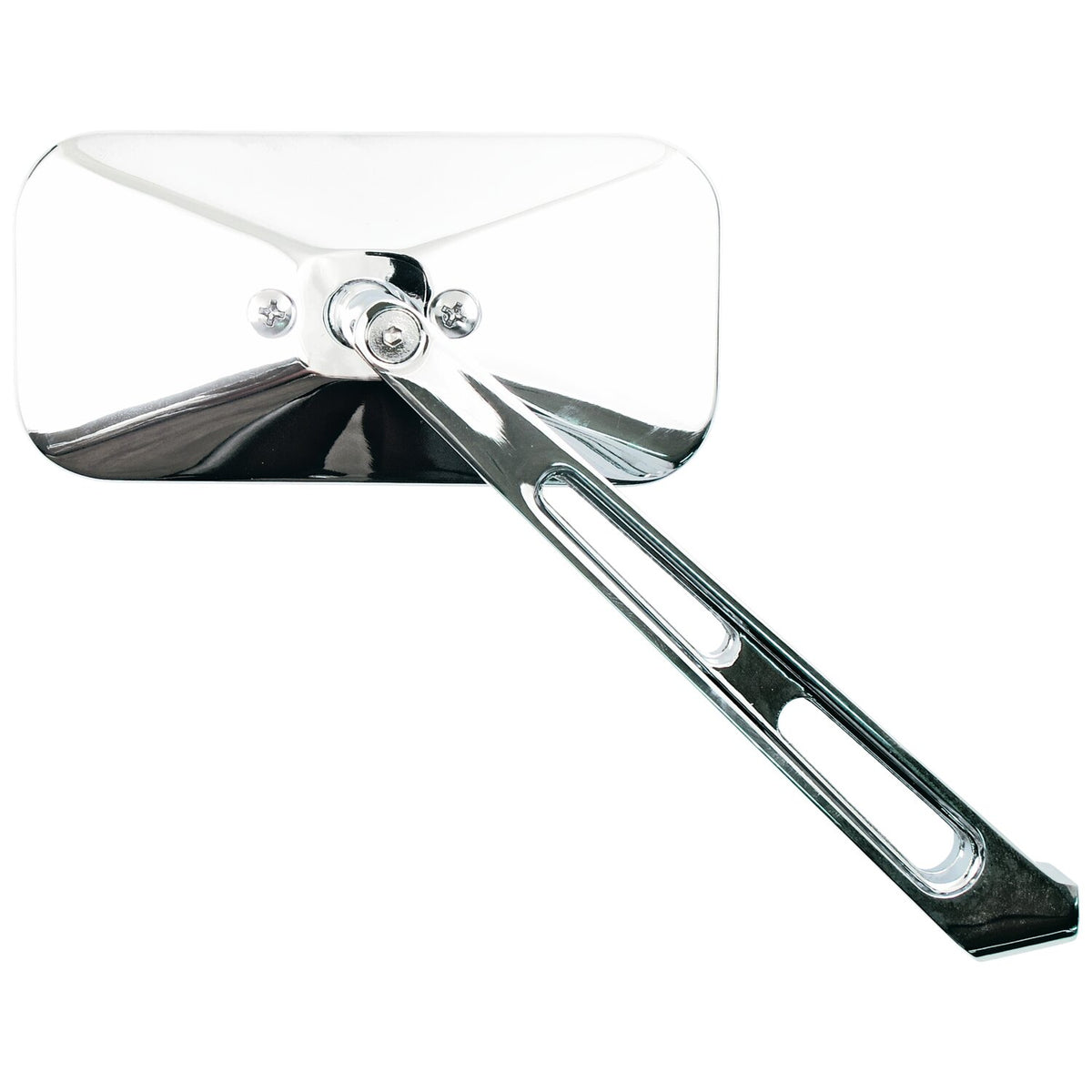 MCS Mirror rectangular long stem chrome