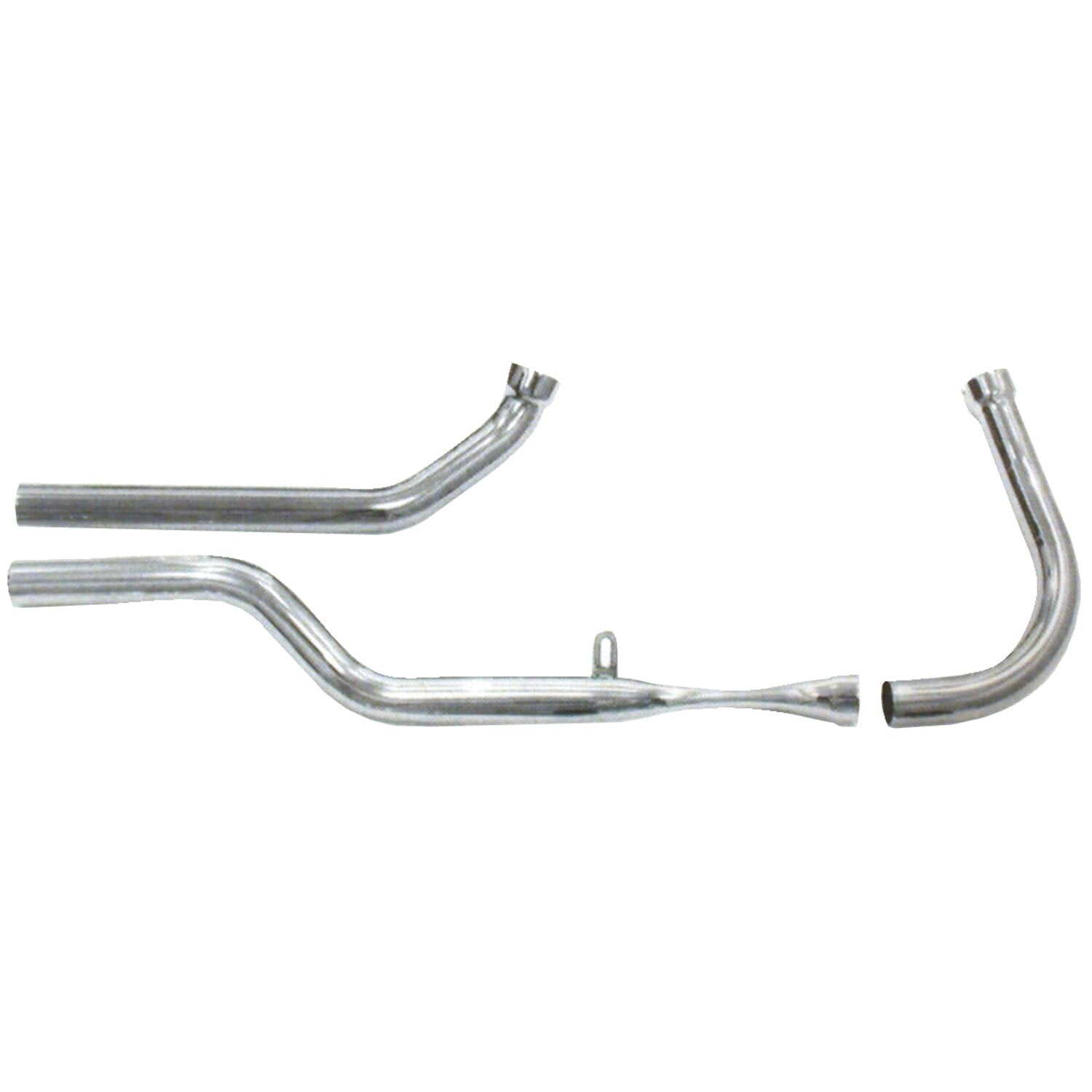 Paughco Dual shotgun head pipes - Chrome
