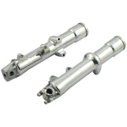 MCS FXWG lower fork legs dual disc - Polished