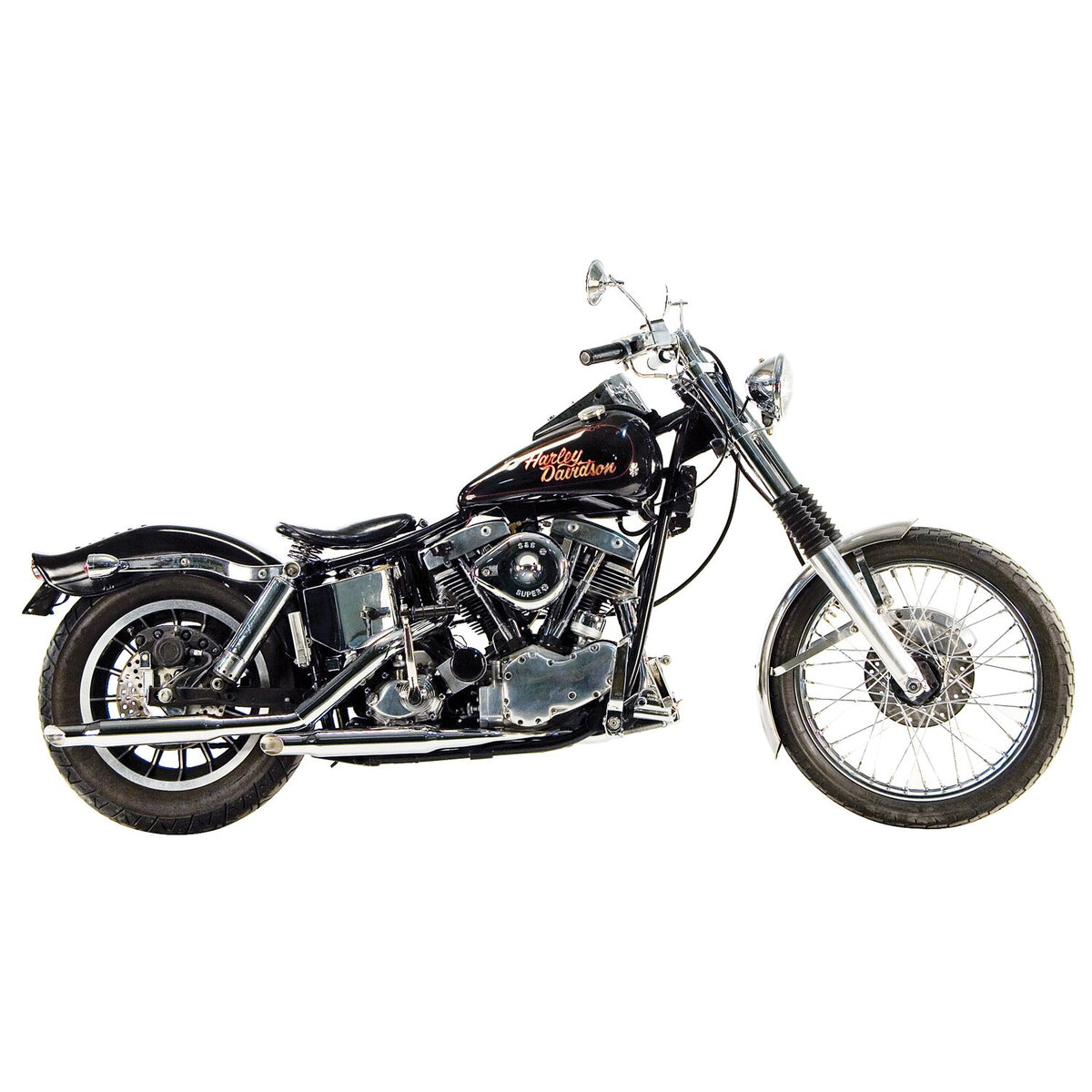 Paughco Shorty exhaust (38") - Chrome