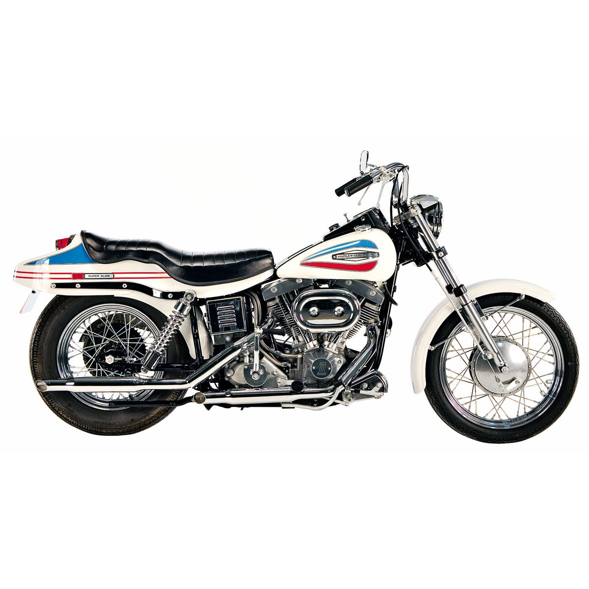 Paughco Shorty exhaust Goose cut (38") - Chrome