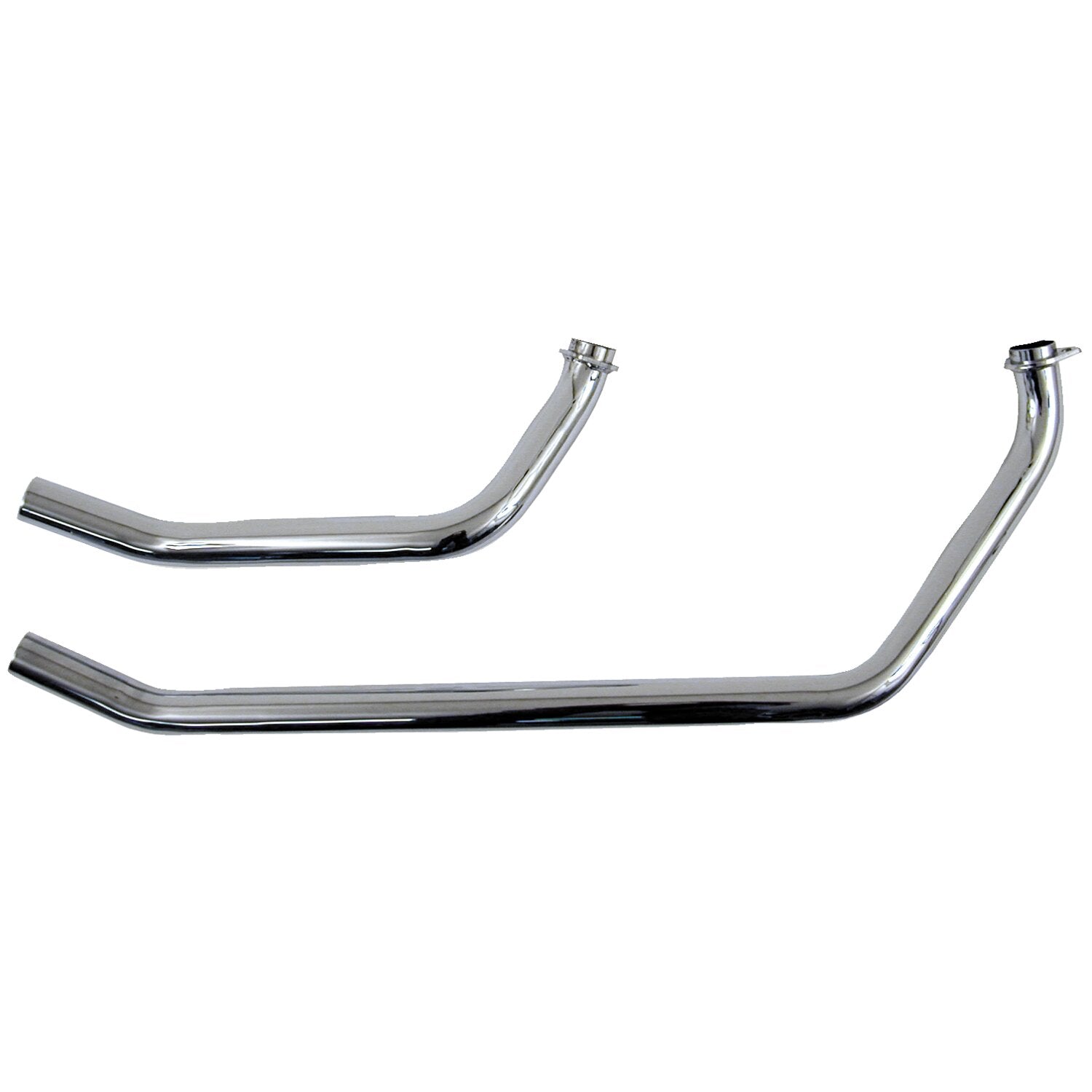 Paughco Upswept head pipes - S-pipe - around oil tank