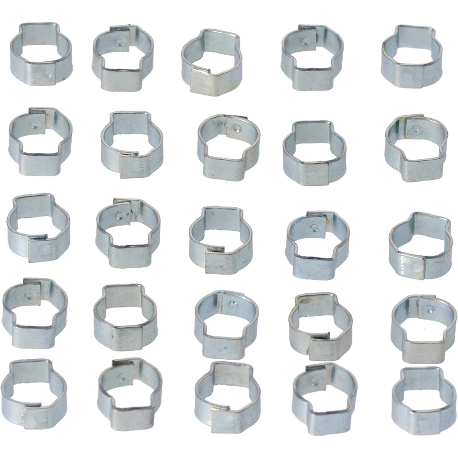 MCS Crimp hose clamp 7/16 (11.18mm) ID - Zinc
