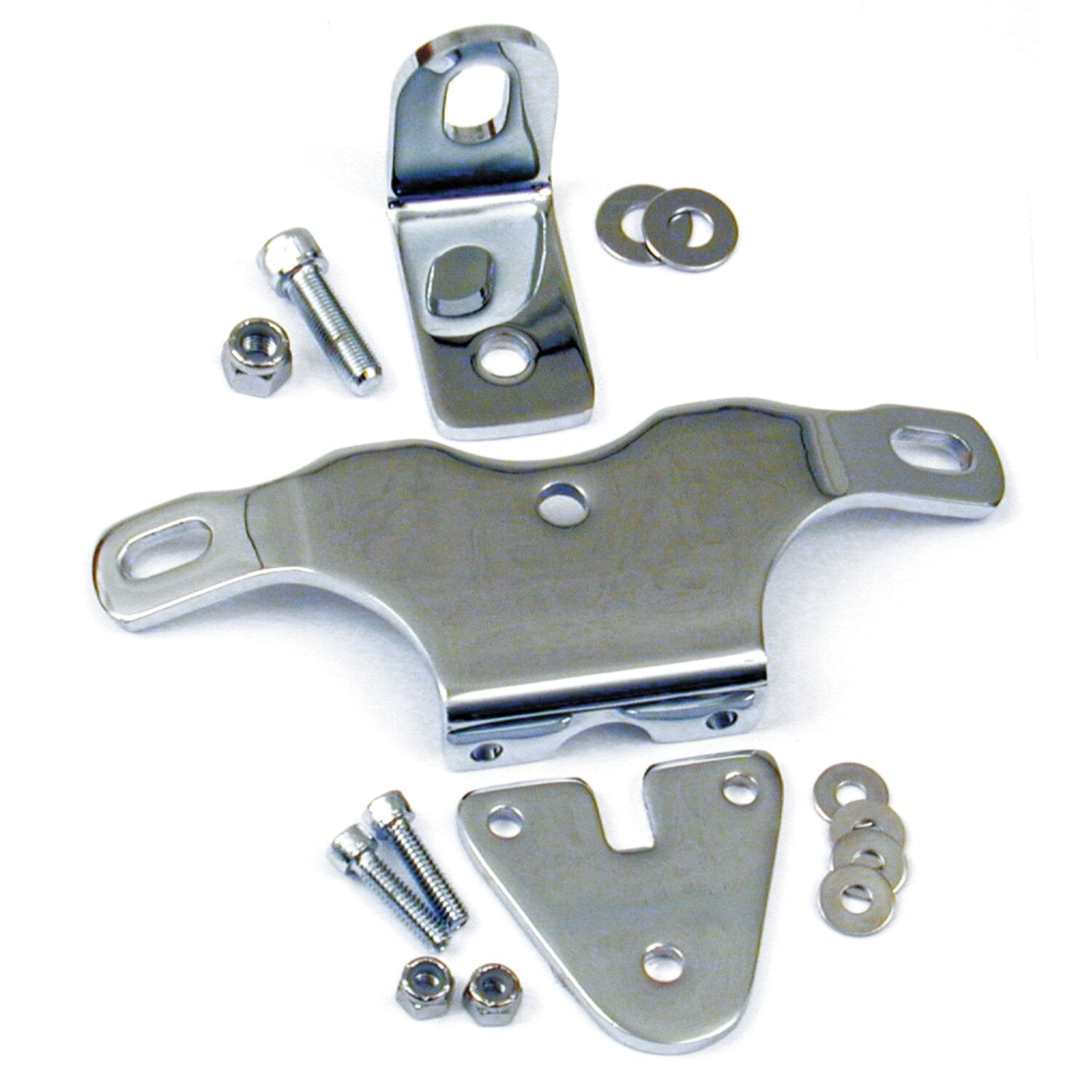 MCS Motormount w/coil mount custom heavy duty - Chrome