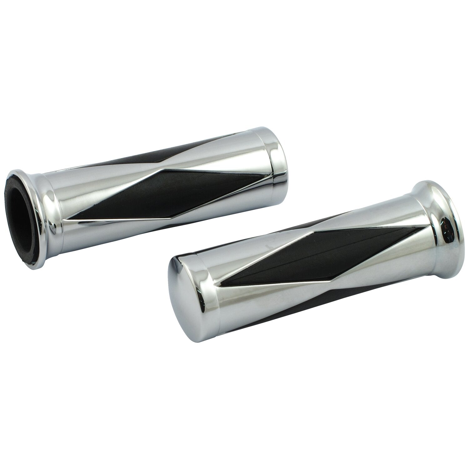MCS Handlebar grip set Diamond Black inlay