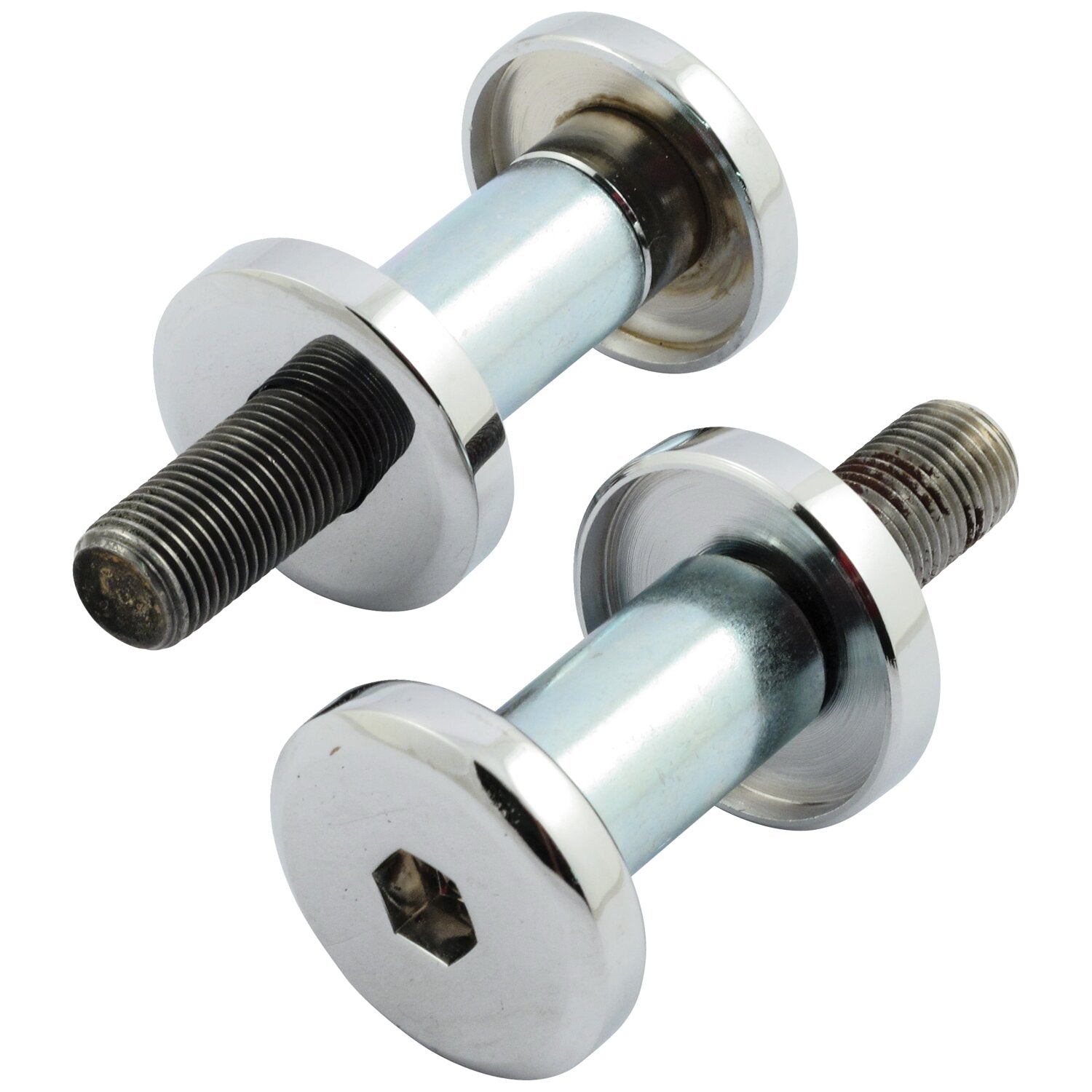 MCS Custom smooth riser mount kit - Chrome 1/2-20 threaded