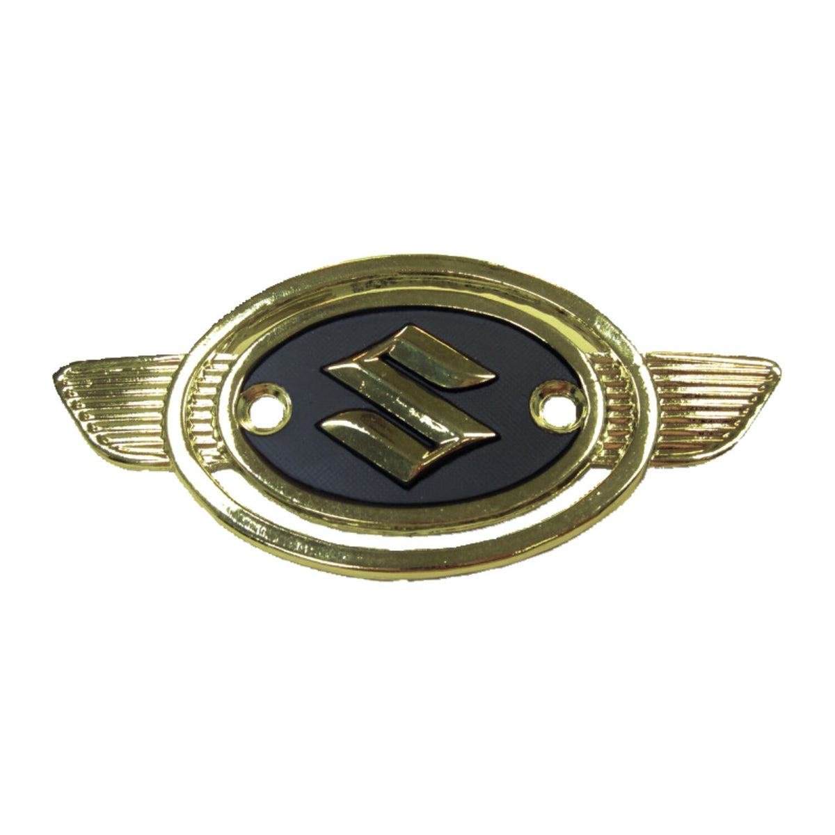 MCS Suzuki fuel tank emblem gold/black